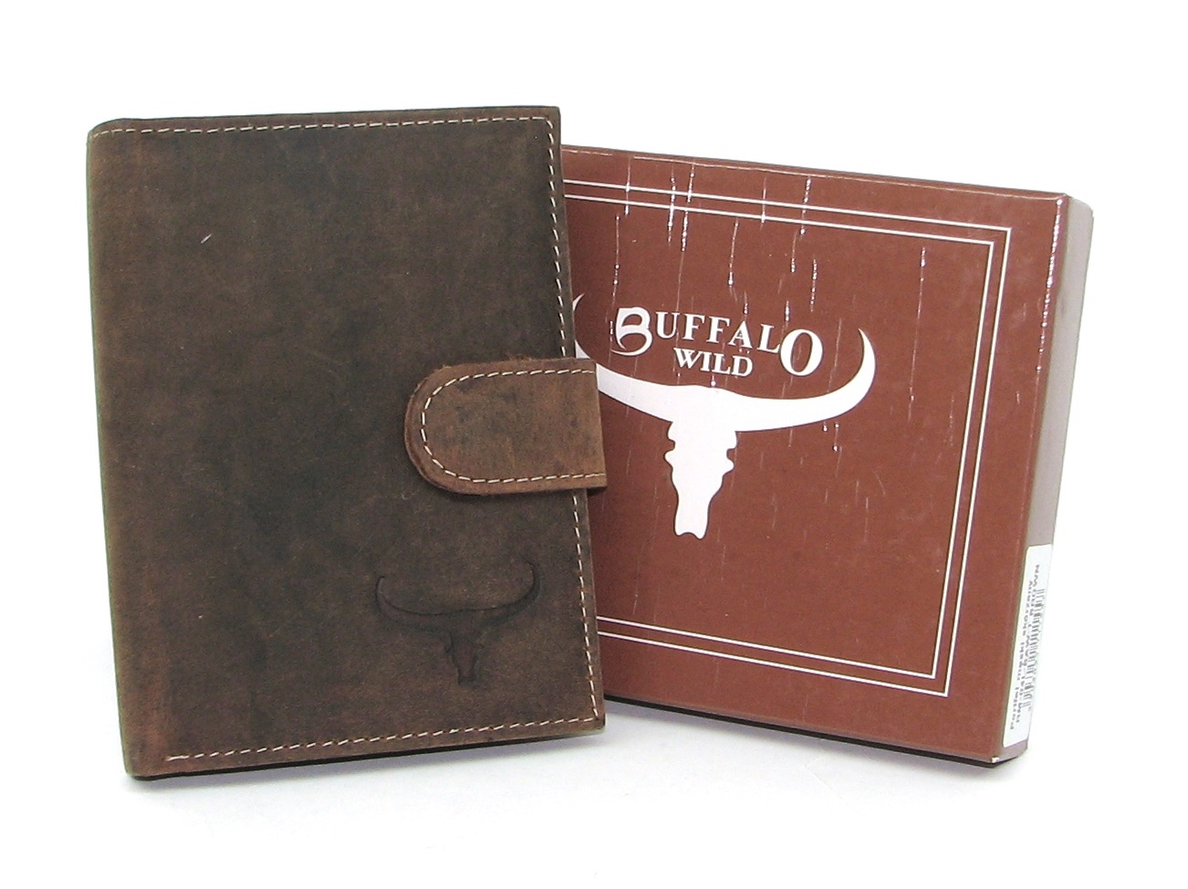 Гаманець чоловічий Buffalo Wild RM-04L-BAW-T BROWN